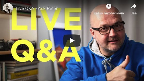 Live Q&A – Ask Peter