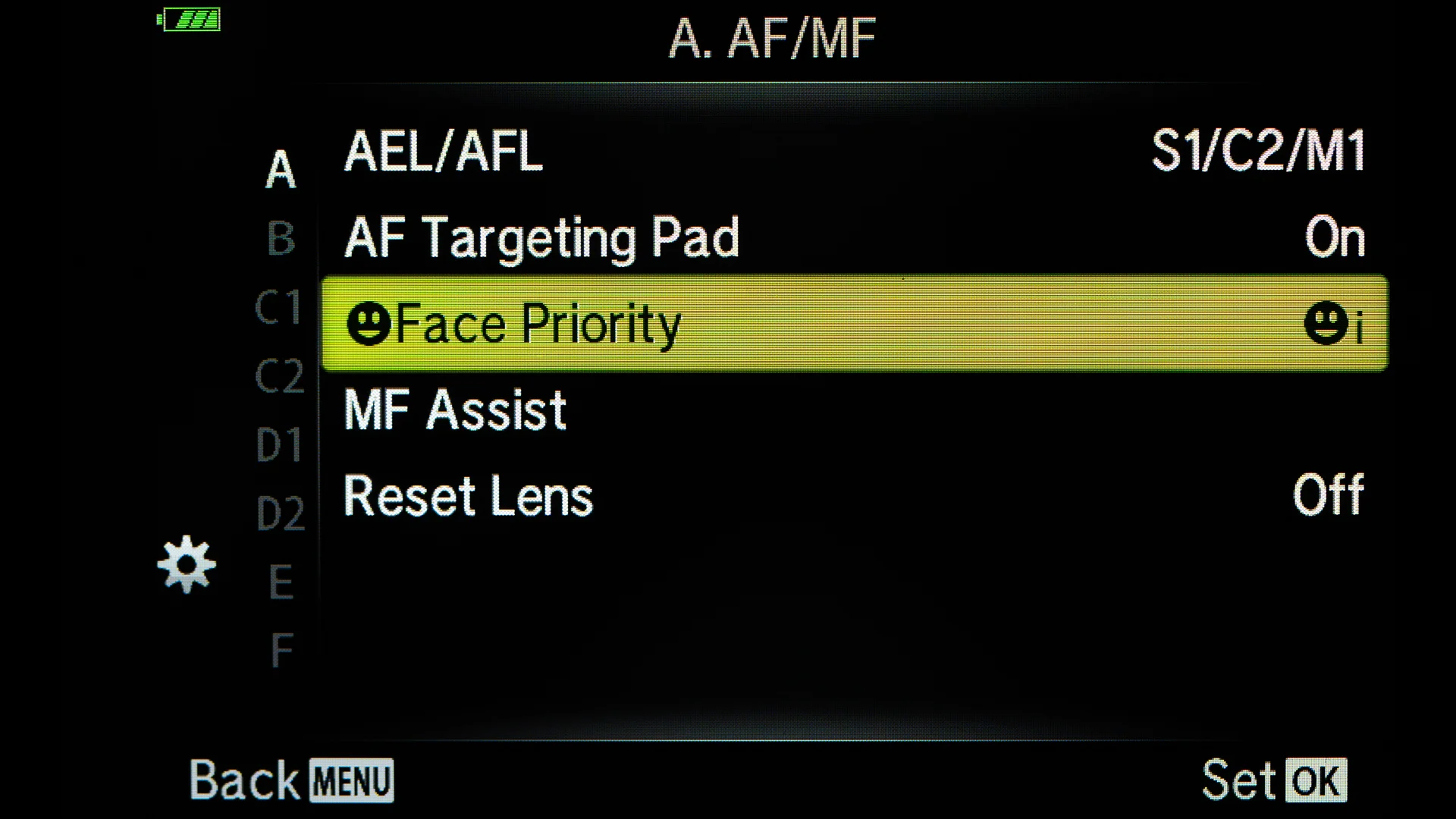 Use Face Priority when photographing people.