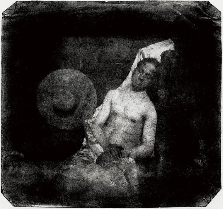 Image: Hippolyte Bayard, 1840, photo from Wikipedia, Public Domain