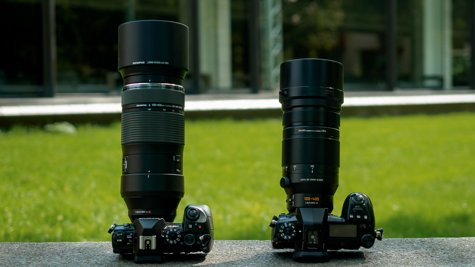 Olympus 100-400mm f5.0-6.3 IS and Panasonic 100-400mm f4.0-6.3
