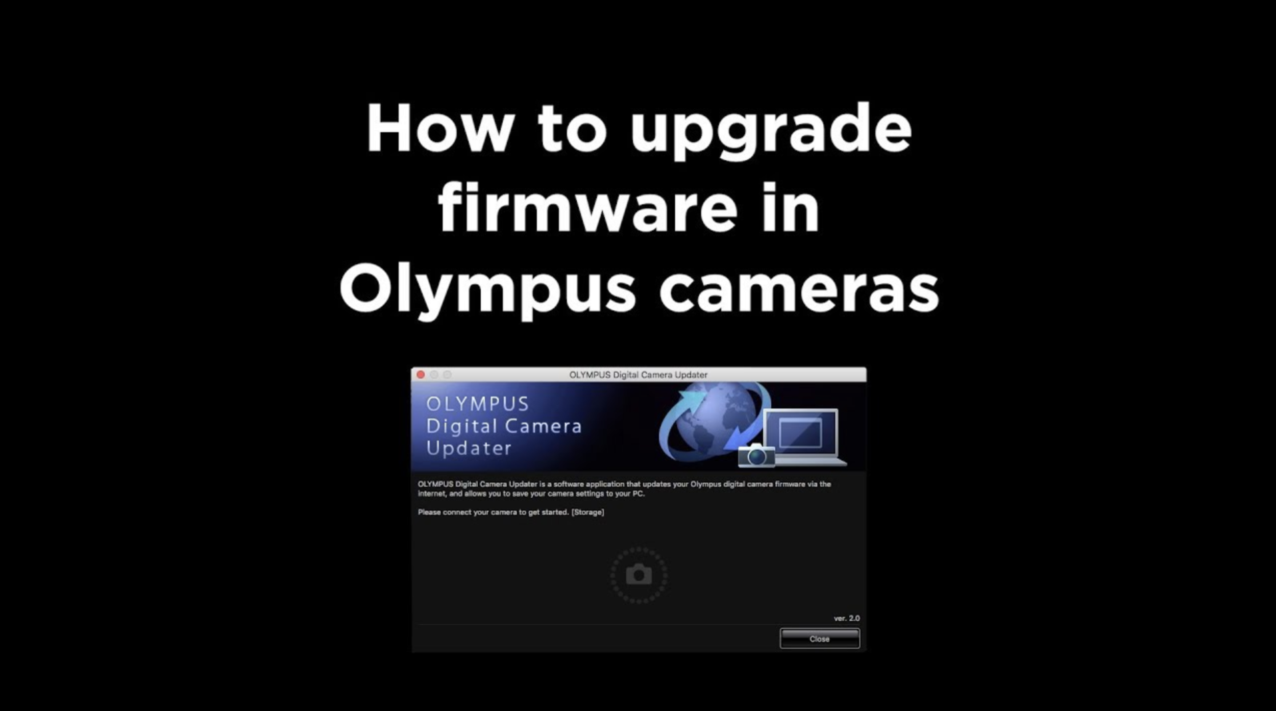 New Firmware releases from Olympus.