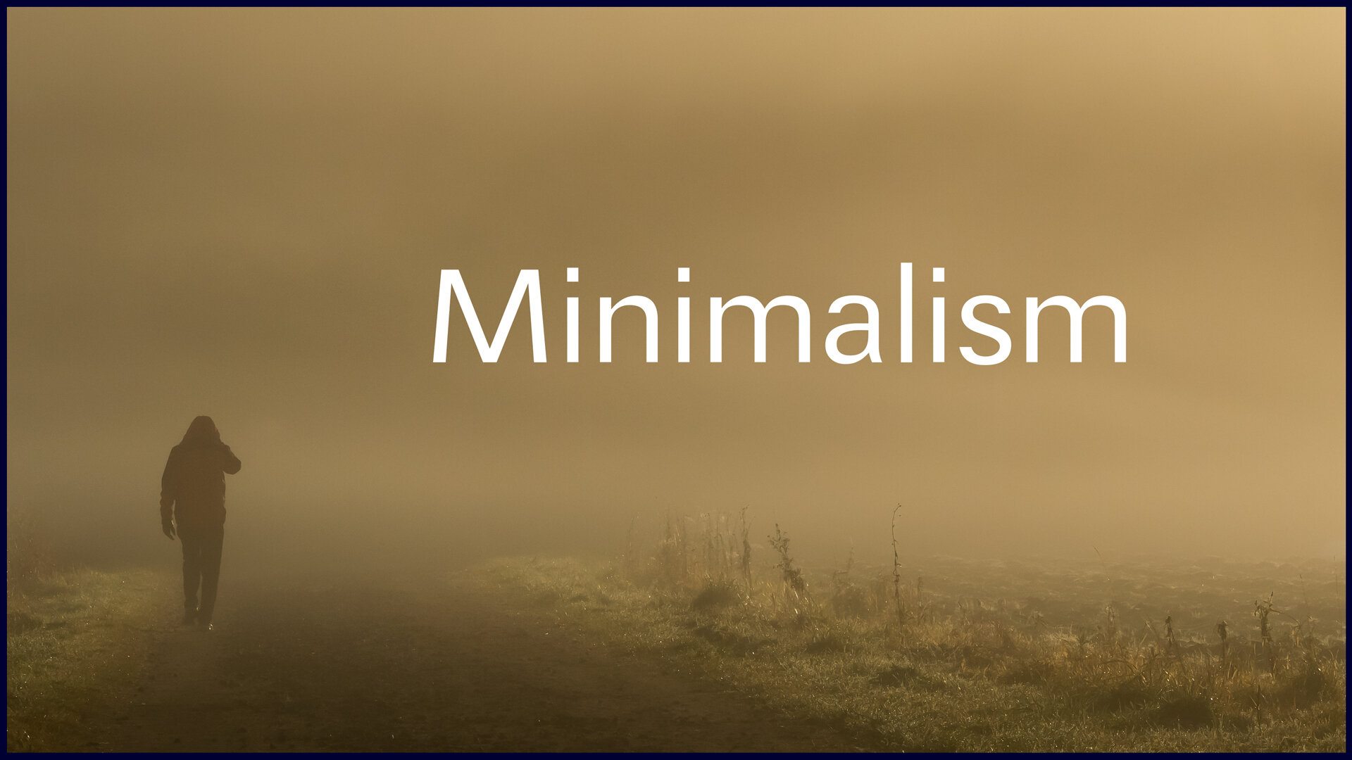 Minimalism photography – An Assignment for you.